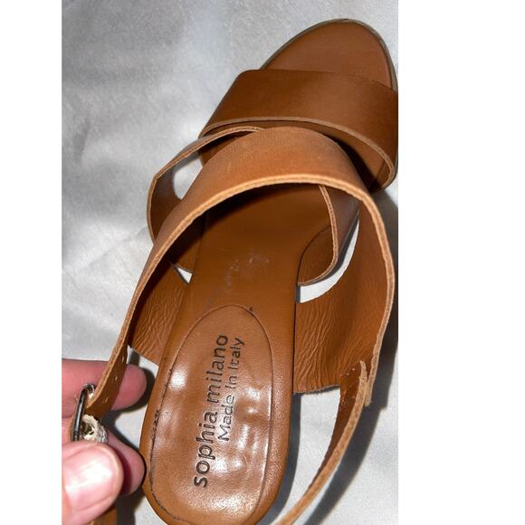 Sophia Milaro Heeled Sandals - Made in Italy - Size 7 - Picture 6 of 9